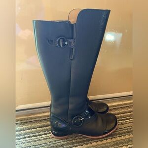 Fluevog Fellowship Carol Tall zip boot sz 11